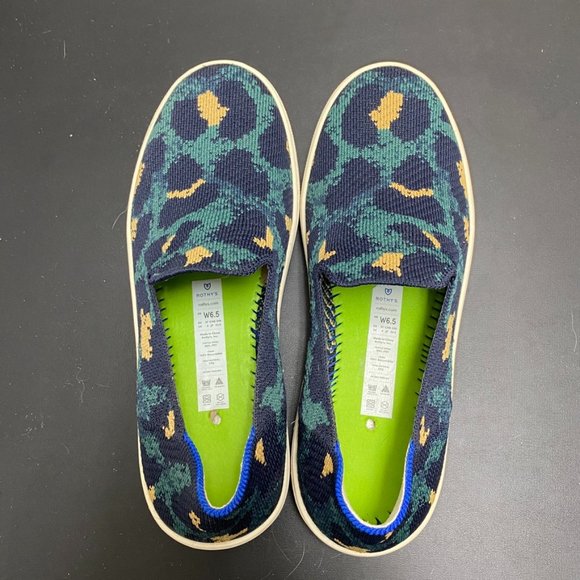 Rothy's The Slip-On Sneaker Blue Spot Size 6.5 - Picture 1 of 3